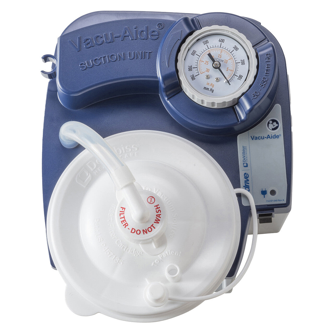 VacuAide Portable Suction Pump / Portable Aspirator with Lithium-Ion Battery