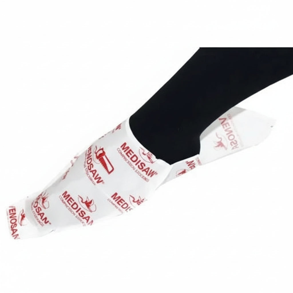 Venosan Silky Glider SP used to help slide a compression stocking over the foot and heel.