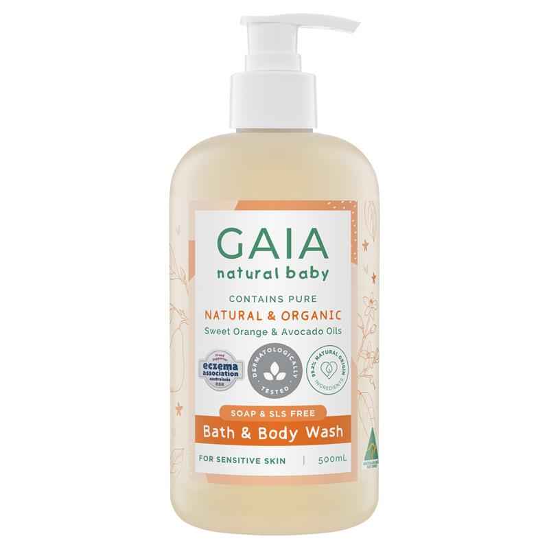 Gaia Natural Baby Bath & Body Wash