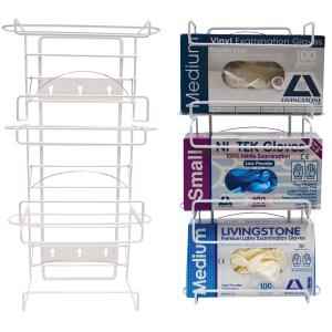 Glove Dispenser/Holder Triple Metal