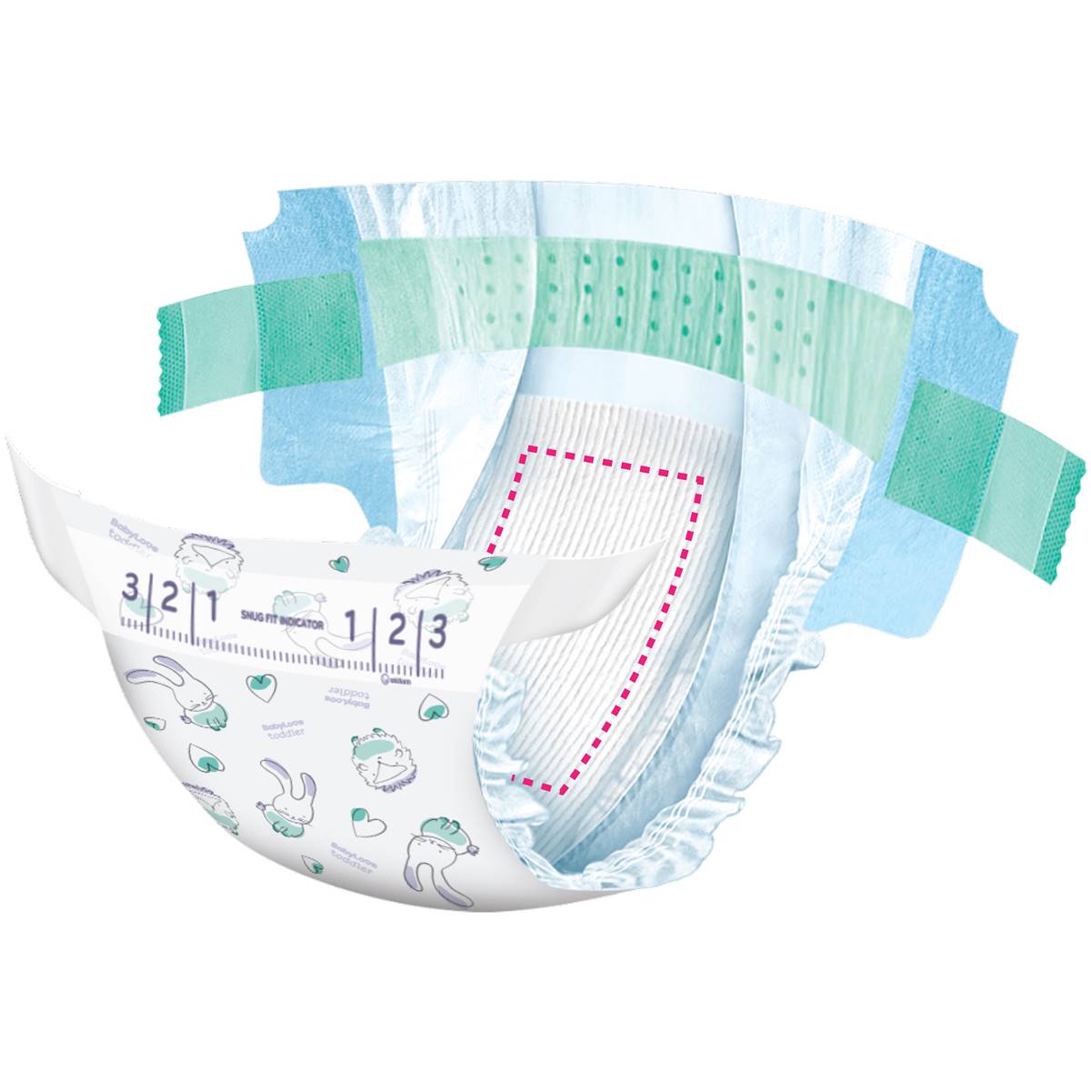 Babylove Cosifit Nappies Size 6 (15-25kg) - (4*15pkt)