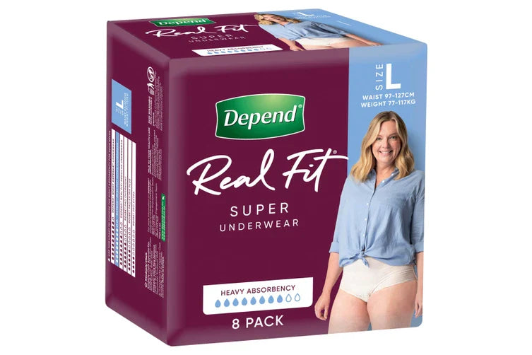 Depend® Real Fit® Super underwear for Women