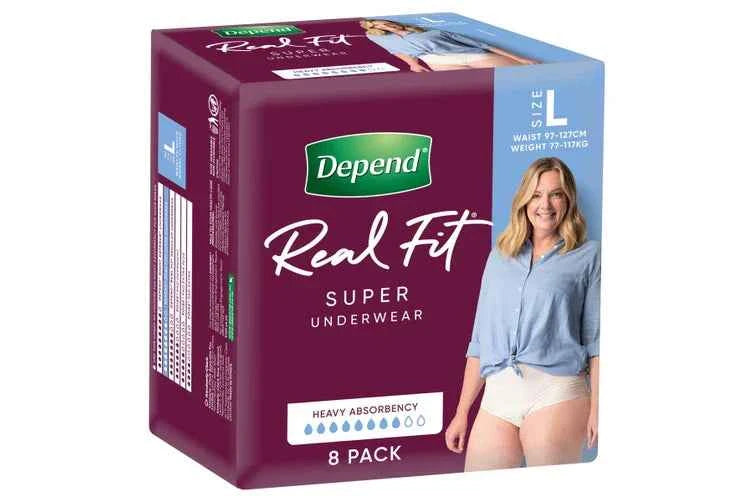 Depend® Real Fit® Super Underwear for Women