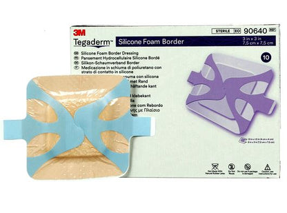 Tegaderm Silicone Foam Border  15cm x 15cm - Box/10