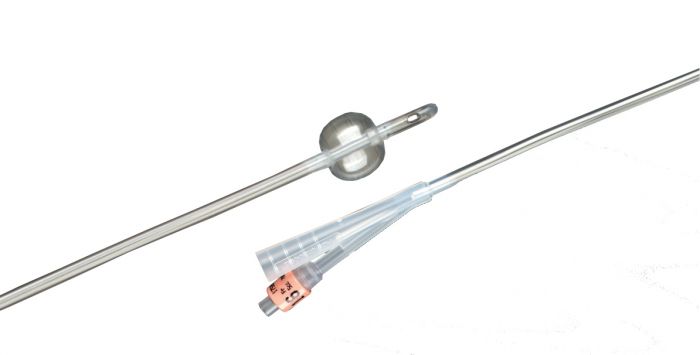 Bardex™ 2-Way Silicone Foley Catheter 5cc, 43cm - Latex-Free  CH/FR16 (Diameter:5.3mm)