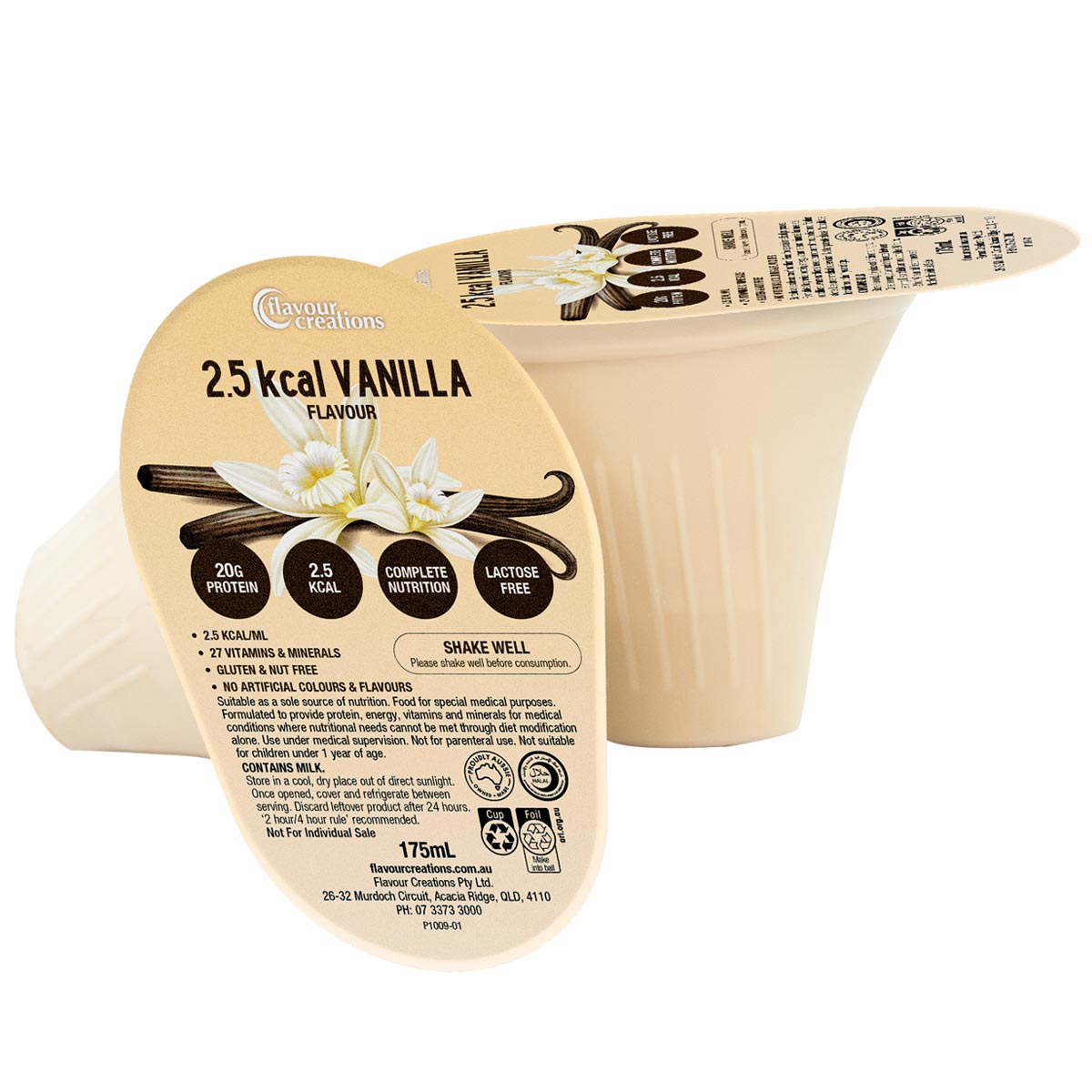Flavour Creations Nutritionally Complete - Vanilla 2.5kcal (Carton of 24)