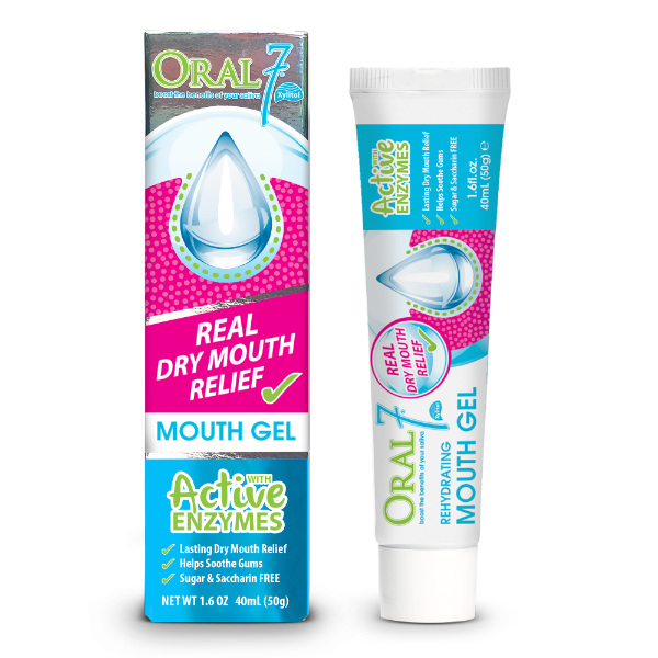 Oral 7 Mouth Gel 40ml: Gel for dry mouth relief and oral comfort.