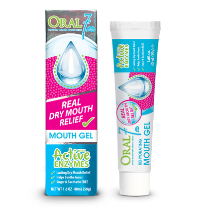 Oral 7 Mouth Gel 40ml: Gel for dry mouth relief and oral comfort.