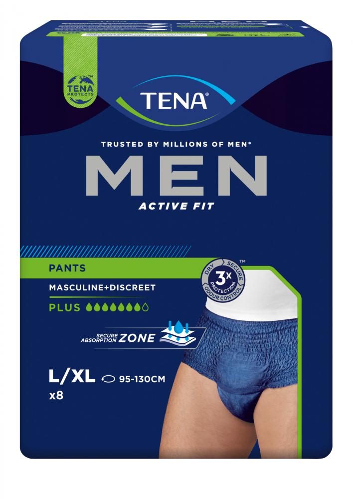 TENA MEN Active Fit Pants Plus Navy