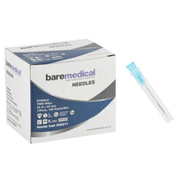 Baremedical Needle Hypodermic 18G x 38mm - Box of 100