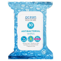 Ocean Healthcare Antibacterial Wipes - 30 Wipes