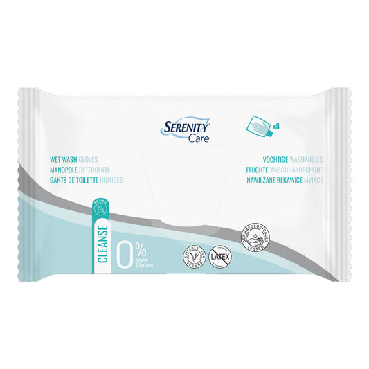 Serenity Care Wet Wash Glove No Perfume (Last stock available, ETA end of Dec) (Pack of 8)