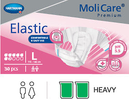 MoliCare Premium Elastic 7 Drop Size Small - 1998ml, 70-90cm (30pkt)