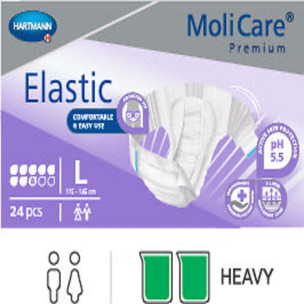 MoliCare Premium Elastic 8 Drop Size Small - 2356ml, 70 - 90cm (26pkt)