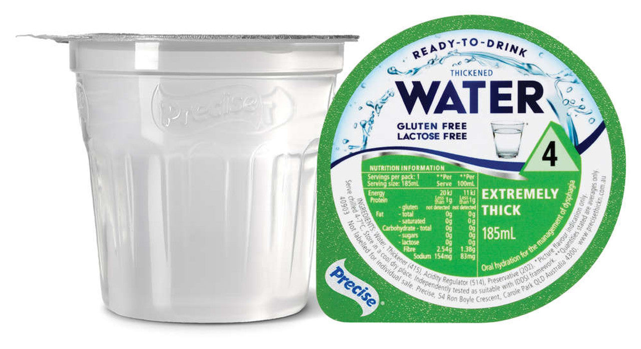 PRECISE Ready to Drink Water | 12 Pack  Water - Level 4 | Extremely Thick (12)