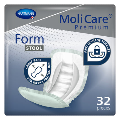MoliCare Premium Form STOOL Size One Size: 1295ml, (32 pkt)