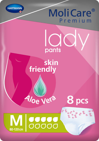 MoliCare Premium Lady Pants 5 Drop  Medium - 843ml, 80 - 120cm (8pkt)