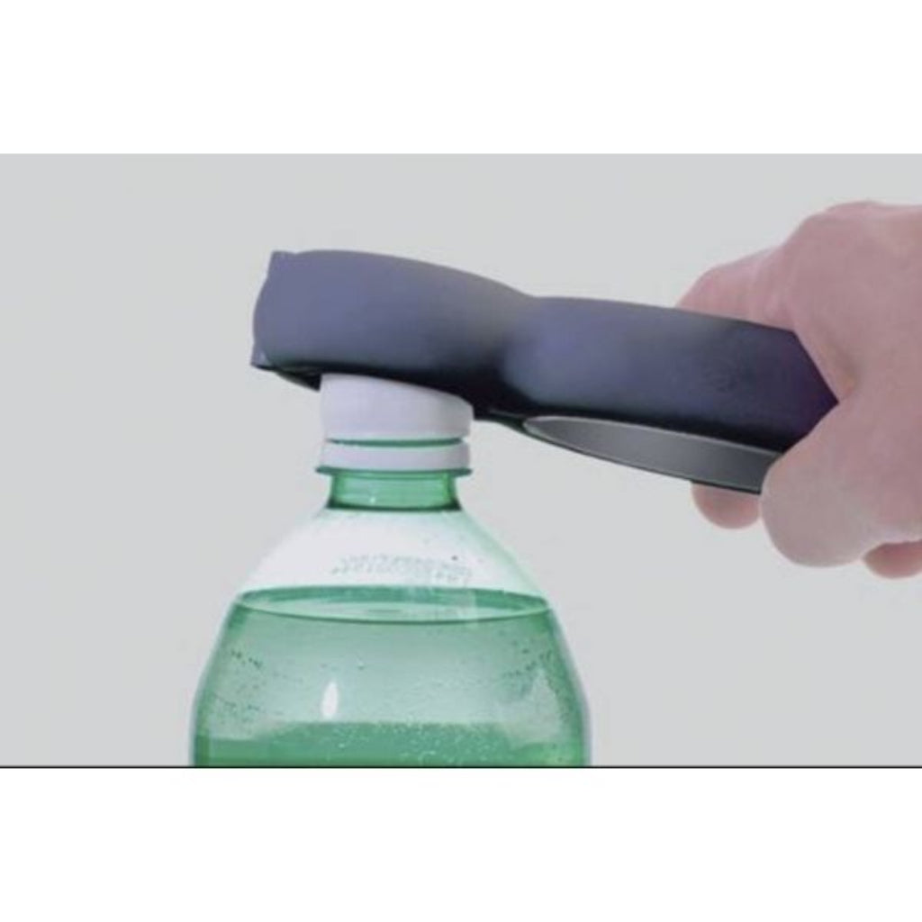 Close-up of the Homecraft 6-in-1 Multi Opener showing jar, bottle, and can opening sections.