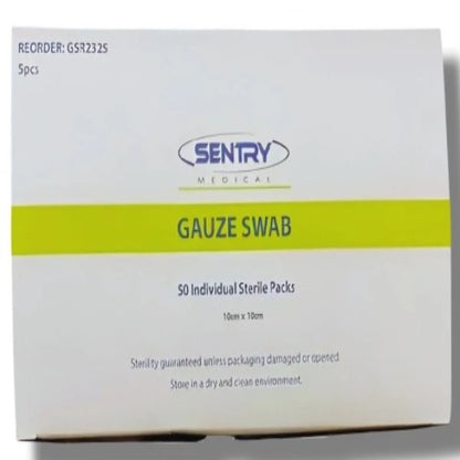 Gauze Swab Sterile Size 10cm x 10cm (5 per pack) - Box/50