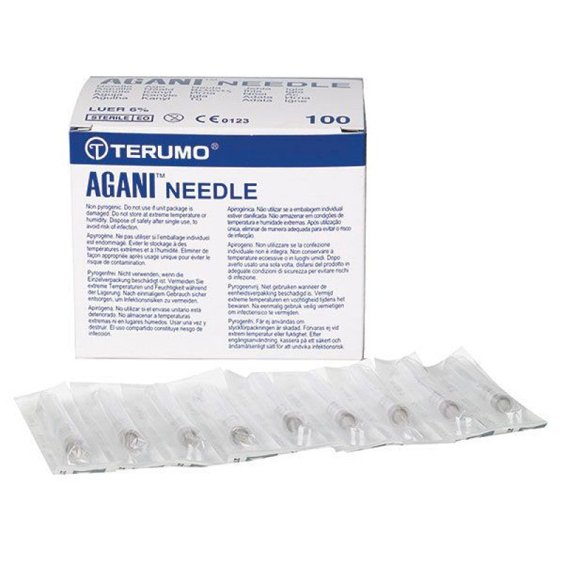 Terumo AGANI Hypodermic Needles  25G x 25mm - Box of 100
