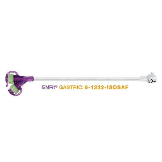 AMT G-JET Gastric ENFit Extension Set 12" Right Angle Dual Y-Port (Box of 10)