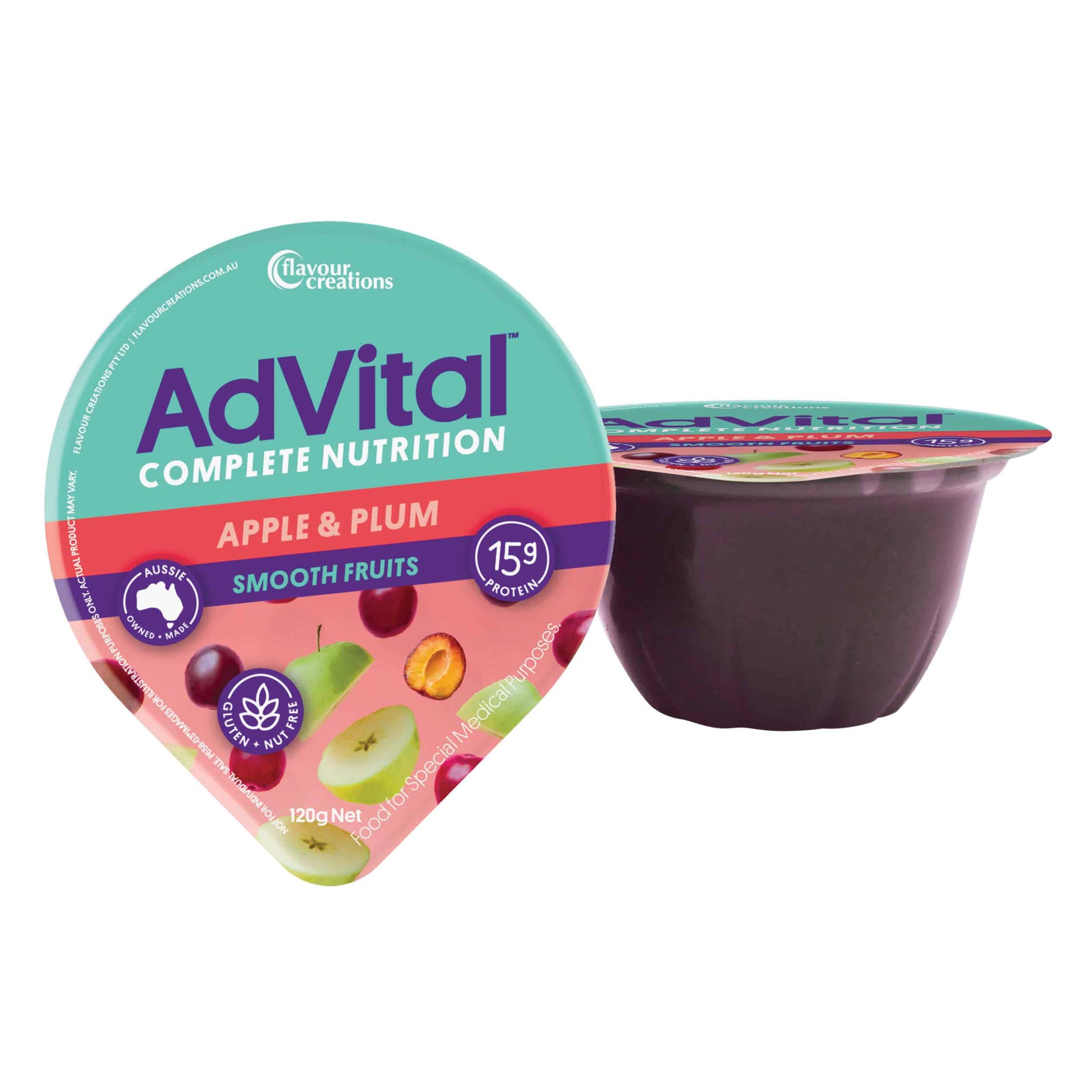 AdVital Nutritionally Complete Smooth Fruits Flavour Banana and Mango - 120g