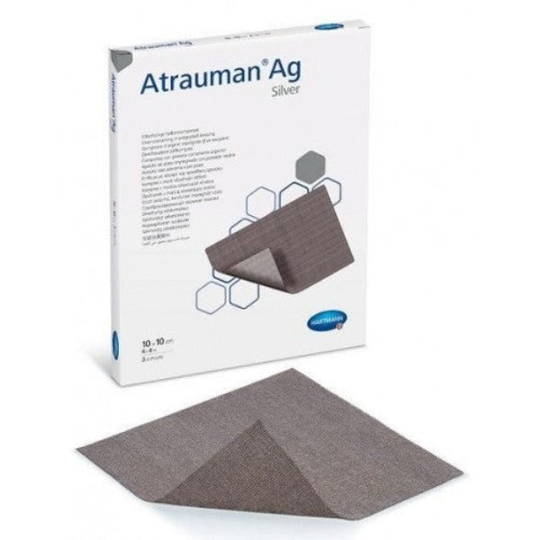 Atrauman Ag Silver Dressing  10xm x 20cm - Box/10