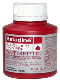 Betadine Alcohol Prep (100ml)