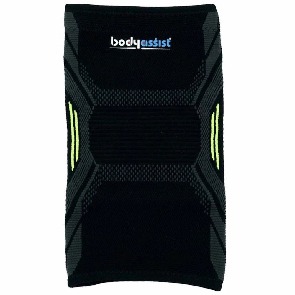 Bodyassist Contoured Sports Knee Sleeve Black