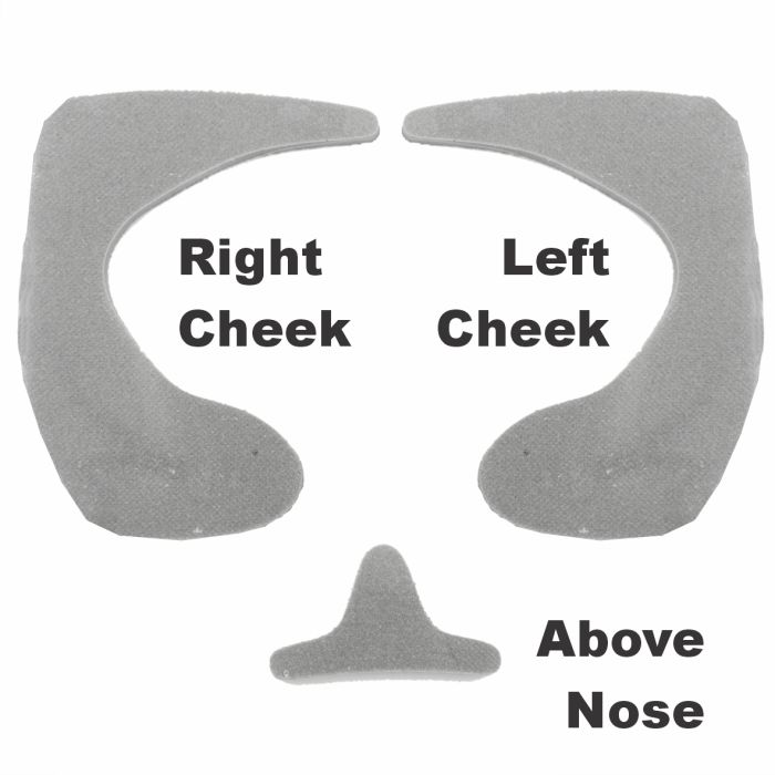 Bodyassist Deluxe Face/Nose Guard (Clear) - Adult One Size