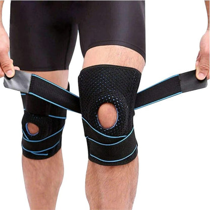 Bodyassist Gel Knee Sports Support With Stability Strap Black One Size