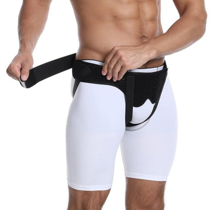 Bodyassist Inguinal Double Sided Hernia Belt Black