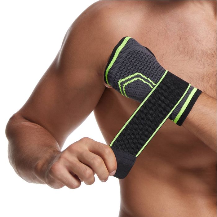 Bodyassist Contoured 4-way Sports Elastic Wrist/Hand 1/2 Glove Black