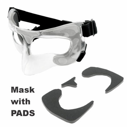 Bodyassist Deluxe Face/Nose Guard (Clear) - Adult One Size