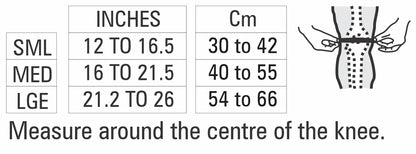 Bodyassist Deluxe Thermal X-Lock Knee Wrap