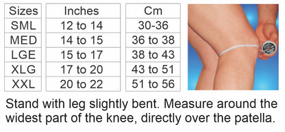 Bodyassist Elastic Knee W/Gel Buttress