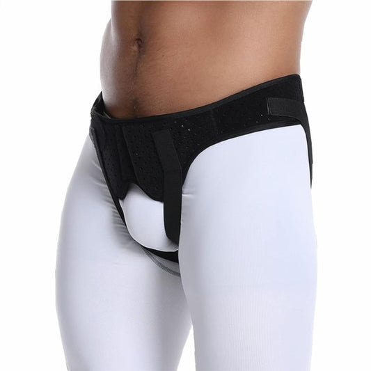 Bodyassist Inguinal Double Sided Hernia Belt Black