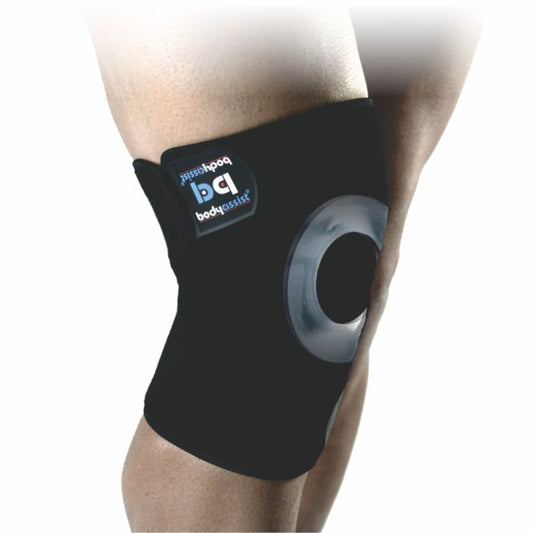 Bodyassist Knee Wrap W/Gel Pat Buttress Black