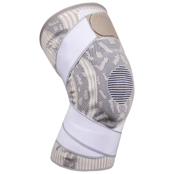 Bodyassist Sports Knee With Stability Strap White/Grey