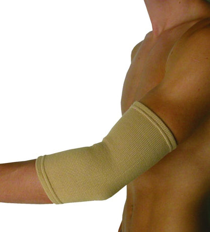 Bodyassist Slip-On Elastic Elbow Sleeve Beige