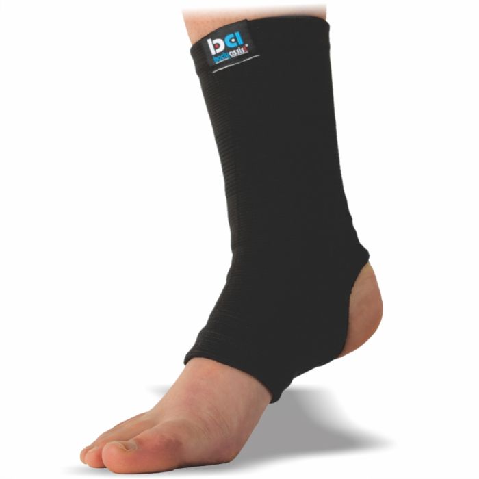 Bodyassist Sports Elastic Ankle Black