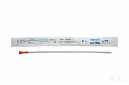 Cure Catheter Uncoated Straight Tip Male Sterile 40cm  M18: CH/FR18 (Diameter:6mm) (30pkt)