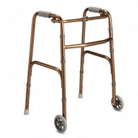 CareQuip Walking Frame Adult Fold with Front Fixed Wheel