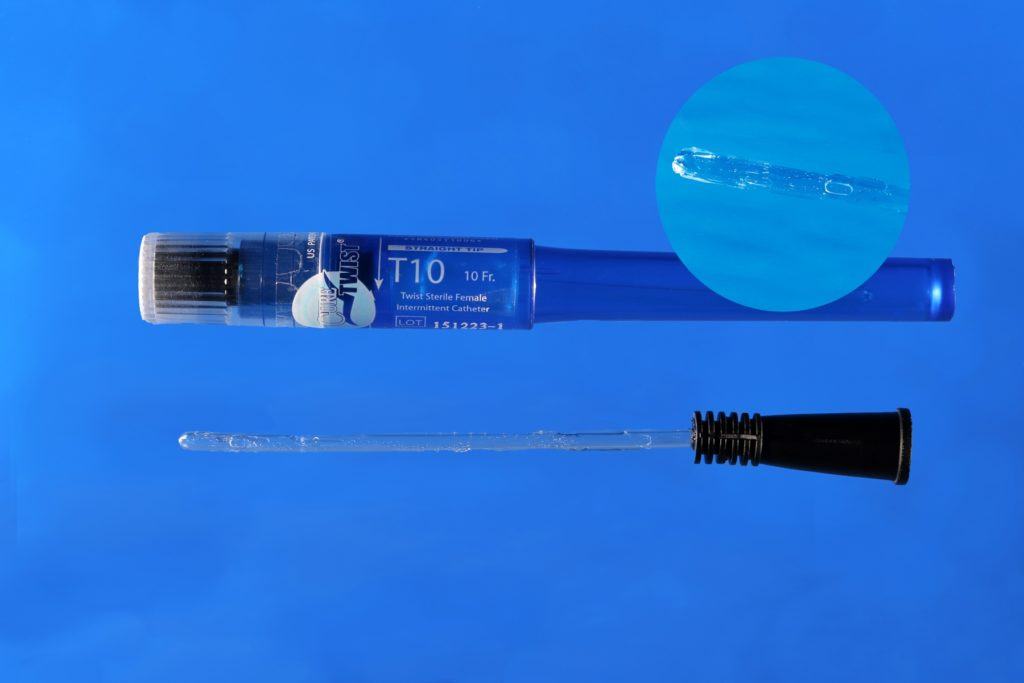 Cure Twist™ – Ready to Use Catheter (Female)  F12: CH/FR12 (Diameter:4mm) (30pkt)