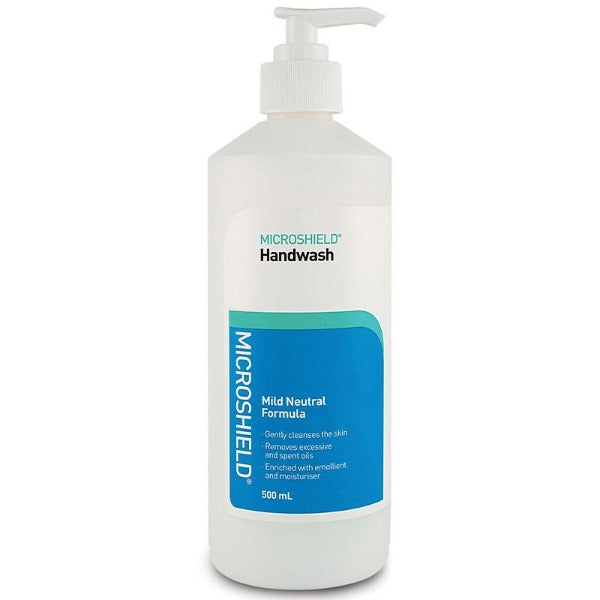 Microshield Handwash 500ml: Antimicrobial hand wash for effective hand hygiene.