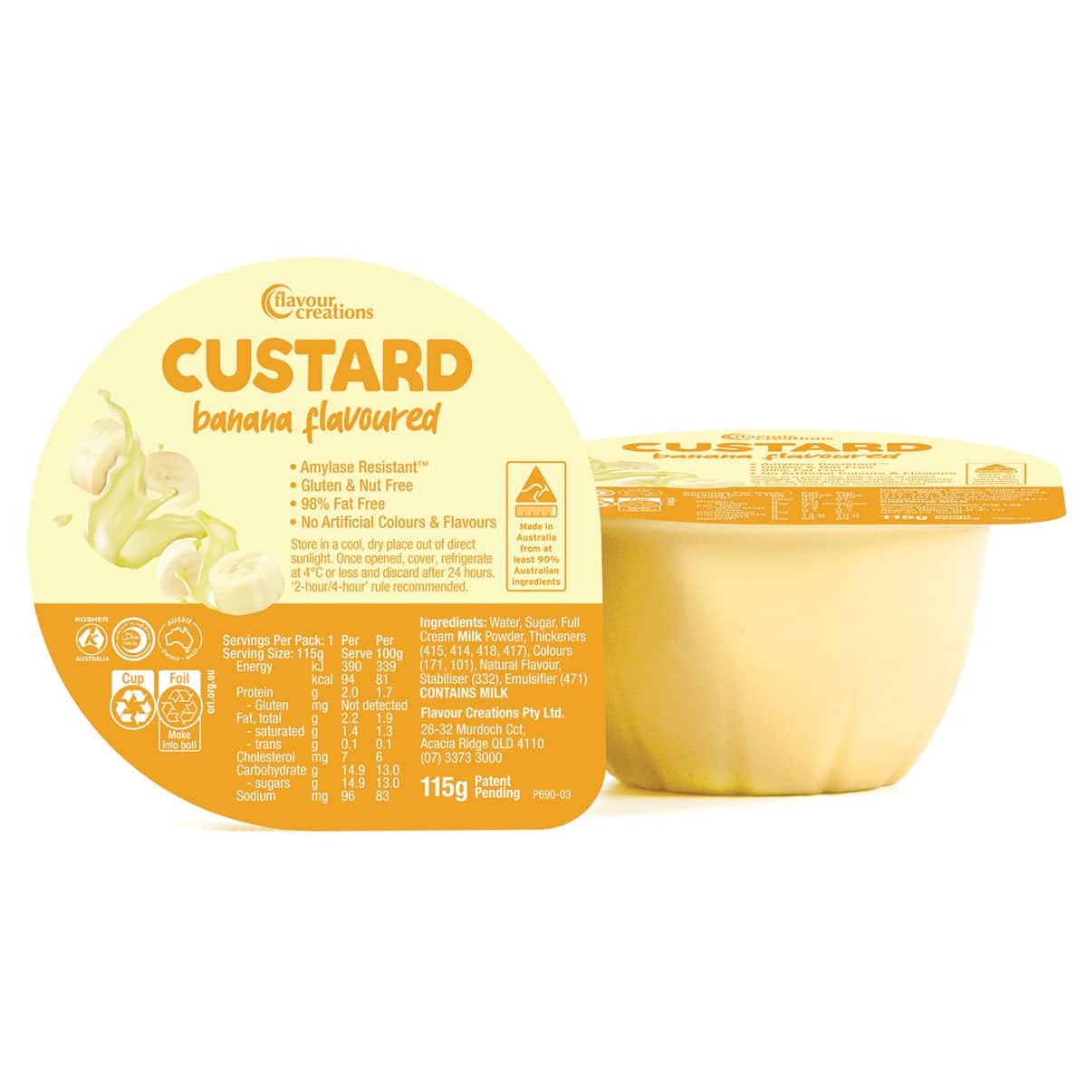 Custard - Flavour Creations Flavour Vanilla - 115g