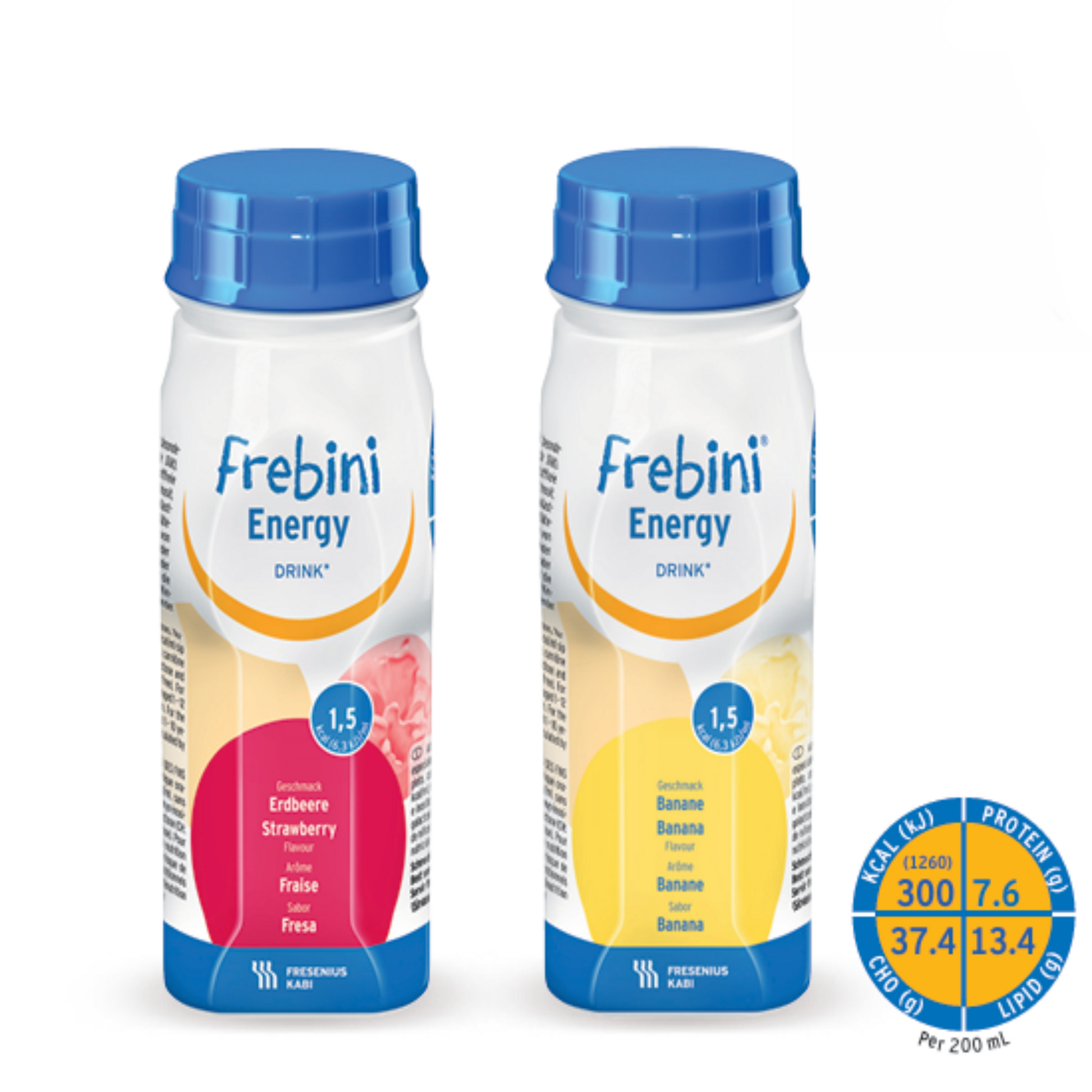 Frebini High Energy Drink 200ml - Banana and Strawberry