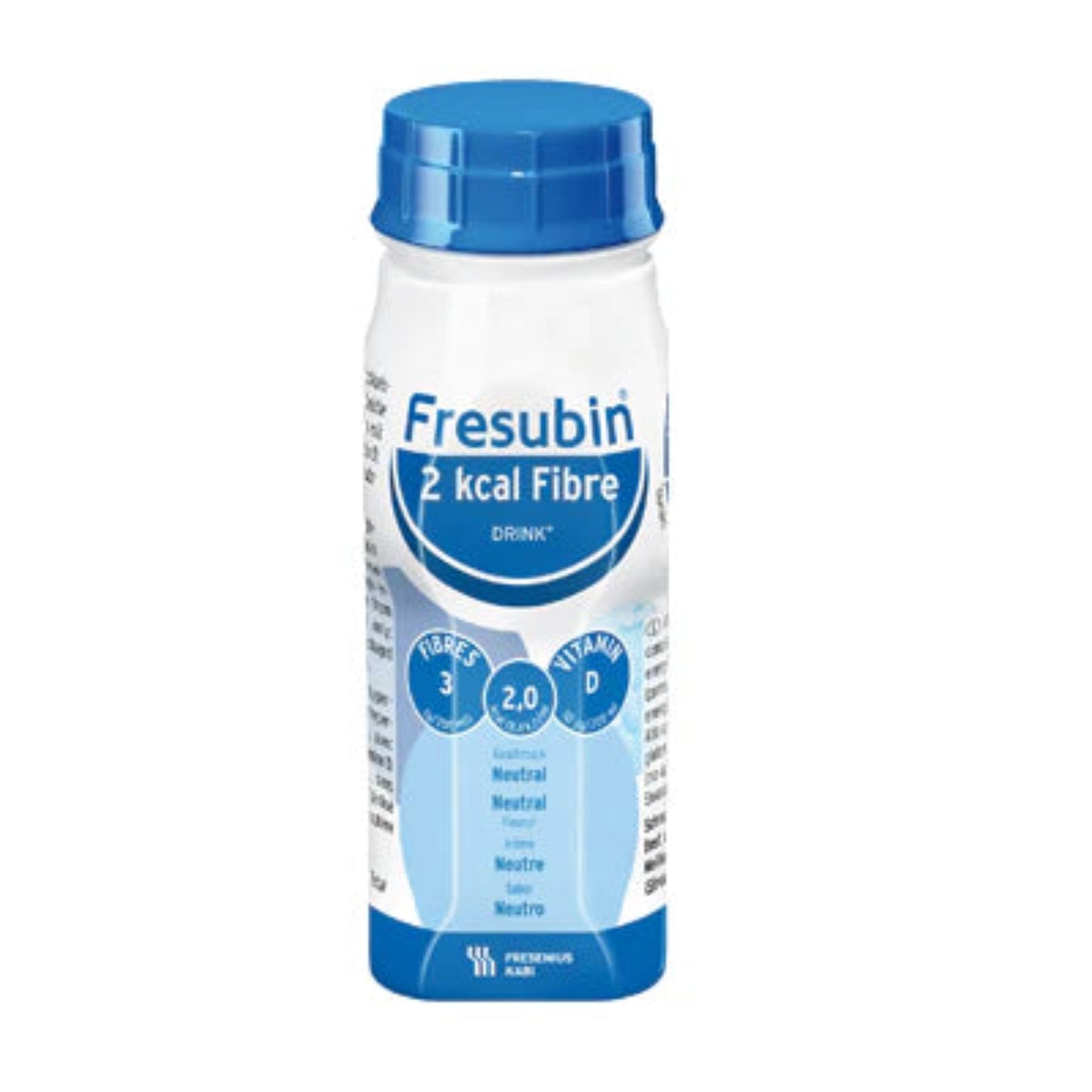 Unflavoured Fresubin 2kcal Fibre high-calorie nutritional supplement with fibre