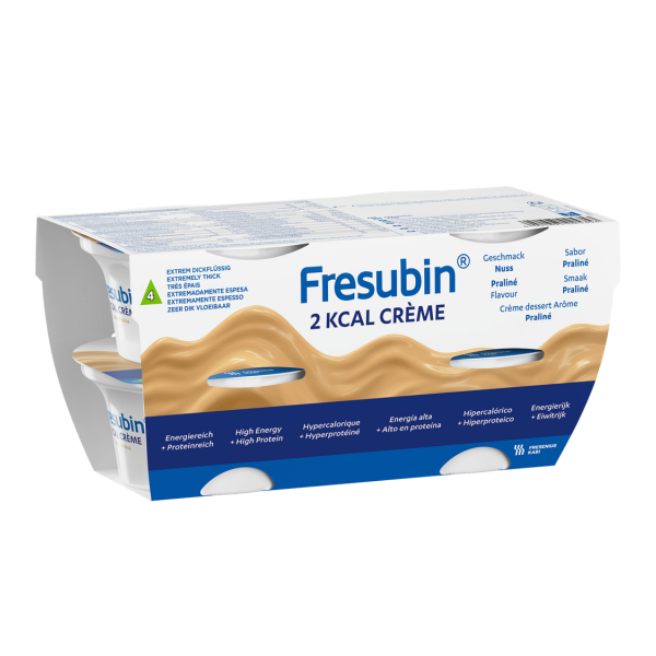 Pack of 6 Fresubin 2 kcal Crème in Praline flavour.