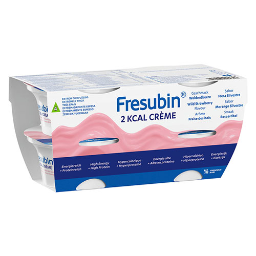 Pack of 6 Fresubin 2 kcal Crème in Wild Strawberry flavour.